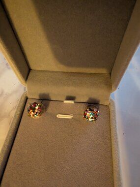 KATE SPADE NEW YORK ♠️ glitter/sparkle multicolor earrings